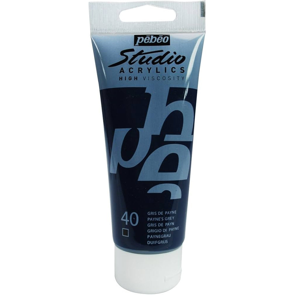 Pebeo Acrylic Studio 100ml Payne's Grey 40
