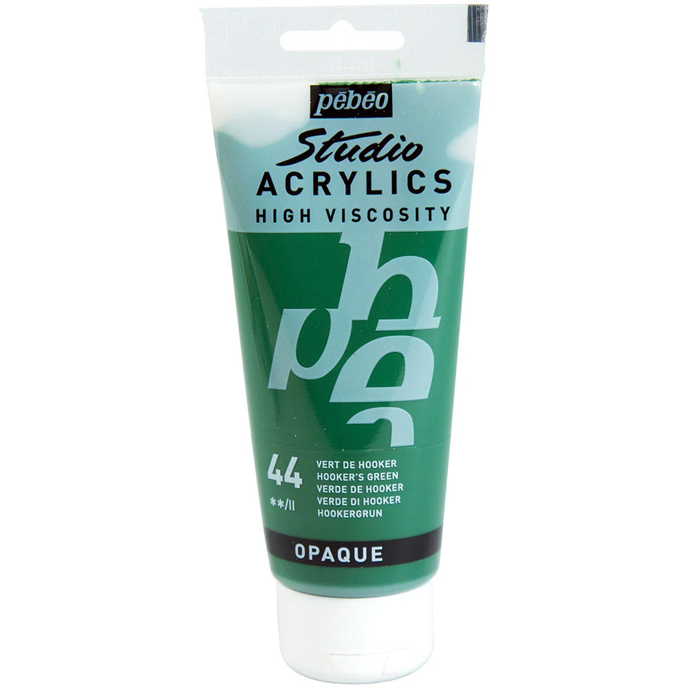 Pebeo Acrylic Studio 100ml Hooker's Green 44