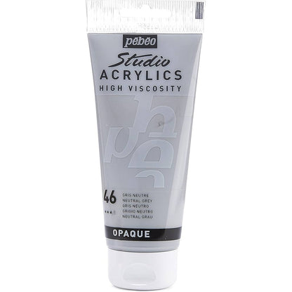 Pebeo Acrylic Studio 100ml Neutral Grey 46