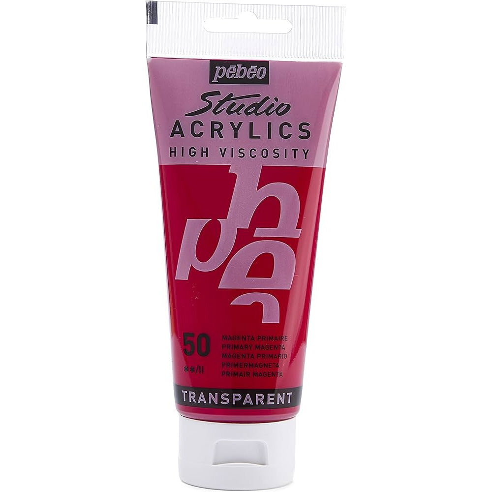 Pebeo Acrylic Studio 100ml Primary Magenta 50