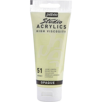 Pebeo Acrylic Studio 100ml Bright Yellow 51