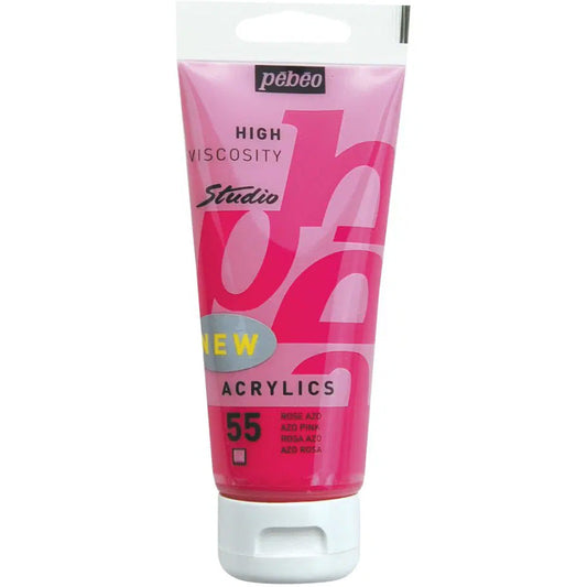 Pebeo Acrylic Studio 100ml Azo Pink 55