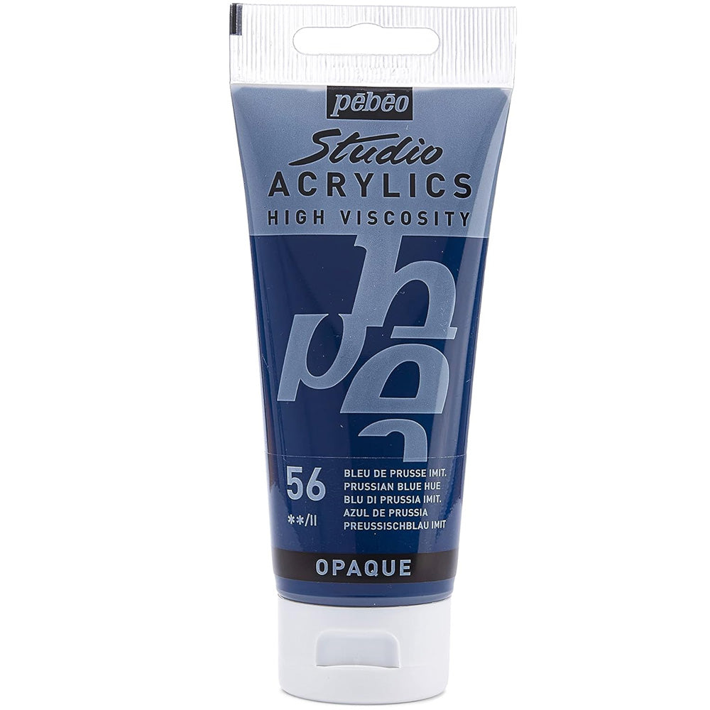 Pebeo Acrylic Studio 100ml Prussian Blue 56