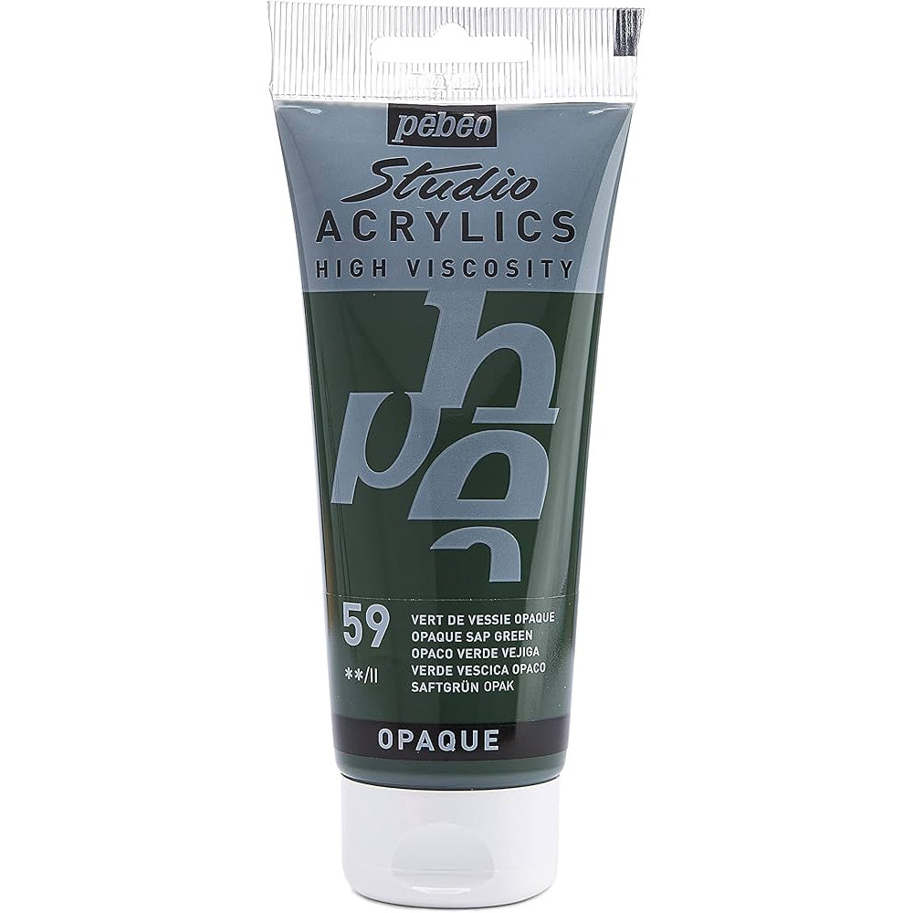 Pebeo Acrylic Studio 100ml Sap Green 59