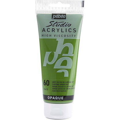 Pebeo Acrylic Studio 100ml Chrome Green 60