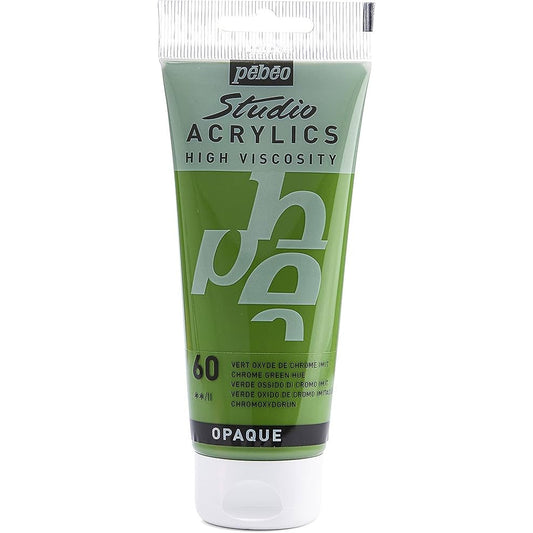 Pebeo Acrylic Studio 100ml Chrome Green 60