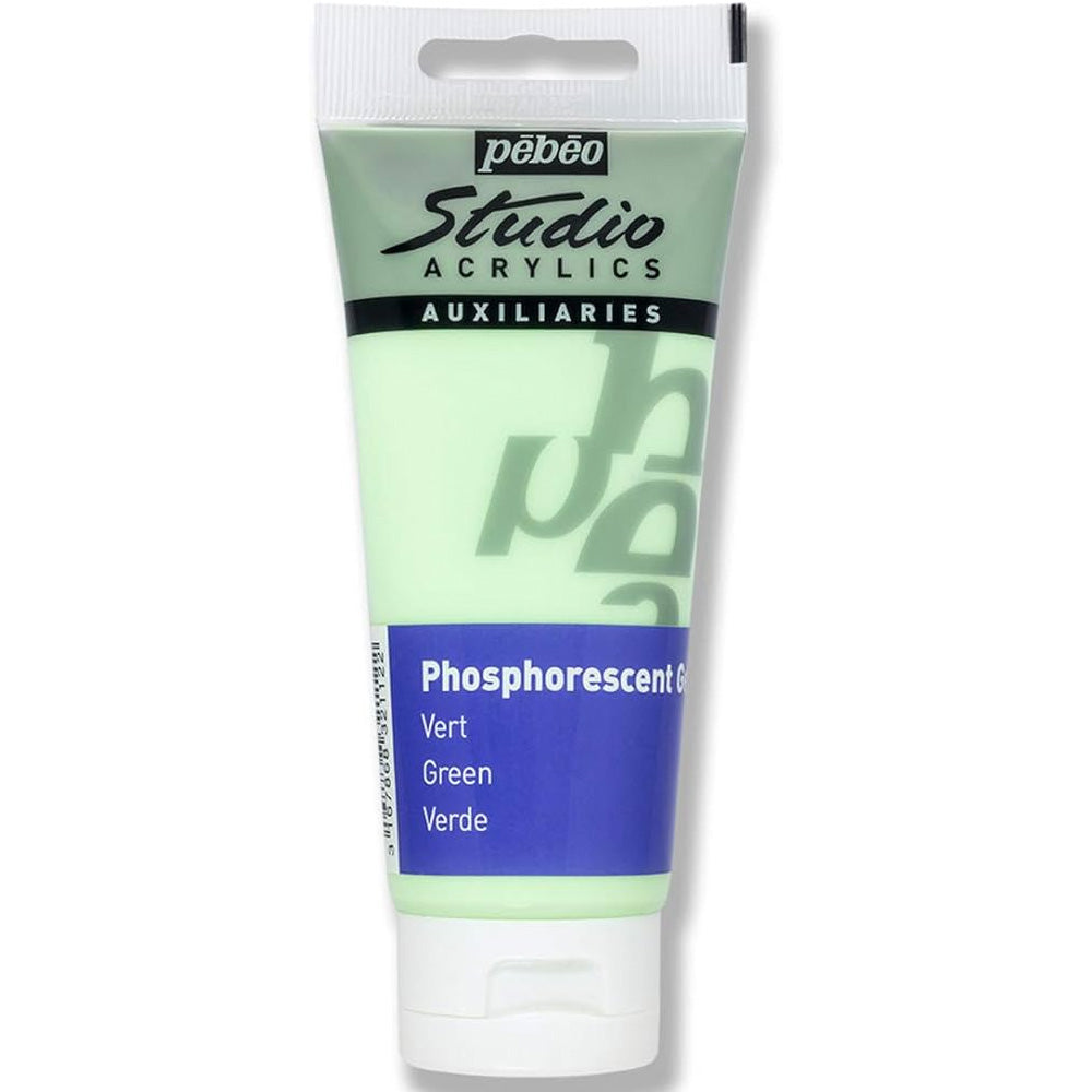 Pebeo Acrylic Studio 100ml Phosphorescent Green 112