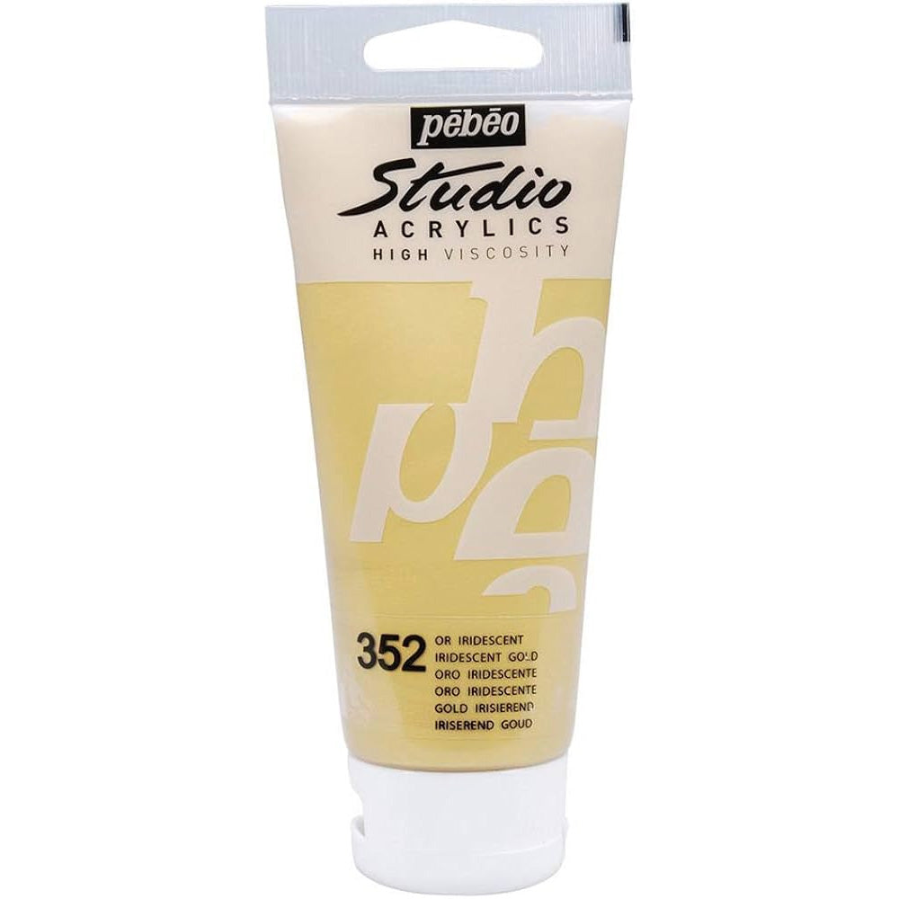 Pebeo Acrylic Studio 100ml Iridescent Gold 352