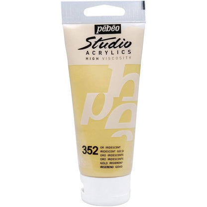 Pebeo Acrylic Studio 100ml Iridescent Gold 352