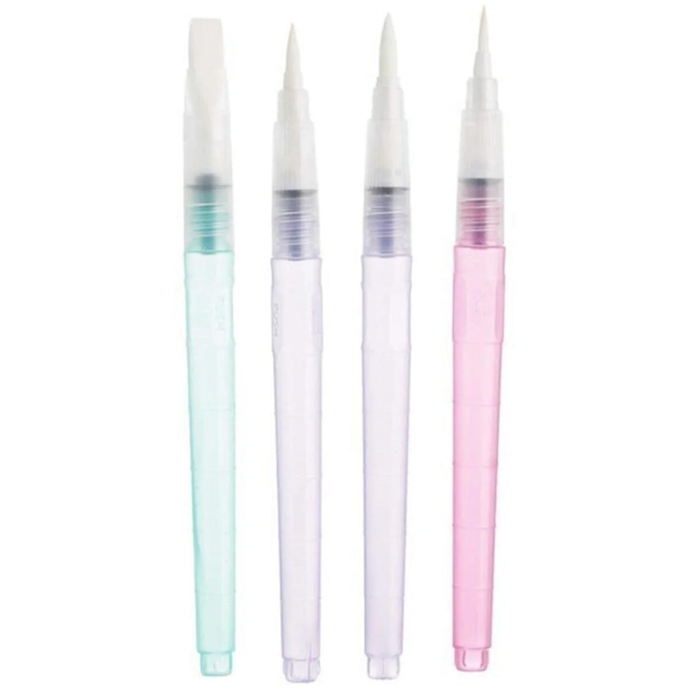 Pebeo 4'lü Waterbrush Sulu Boya Fırça Seti-Yuvarlak:3,4,5-Kesik:10mm