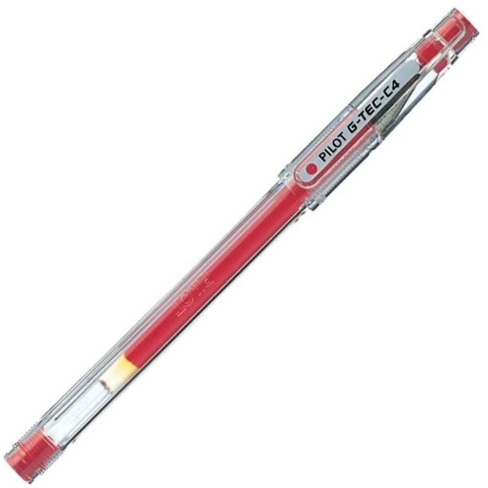Pilot G-Tec-C4 Roller Kalem 0.4mm Kırmızı