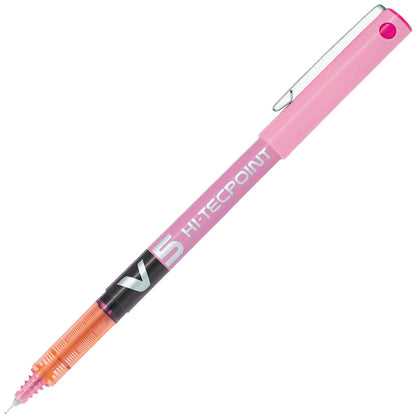 Pilot V5 Hi-TecPoint Pembe