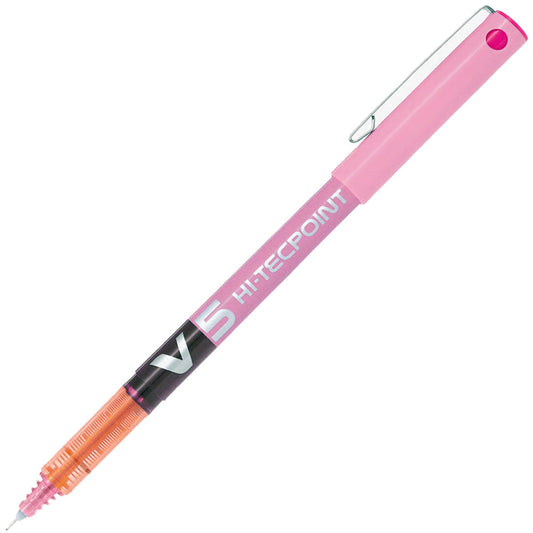Pilot V5 Hi-TecPoint Pembe
