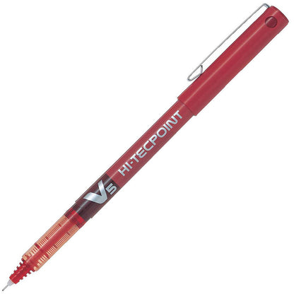 Pilot V5 Hi-TecPoint Kırmızı (J)