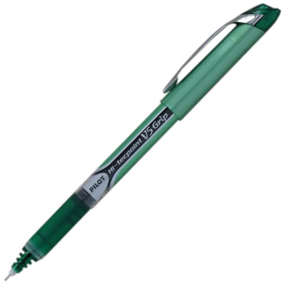 Pilot V5 Grip Hi-TecPoint Yeşil