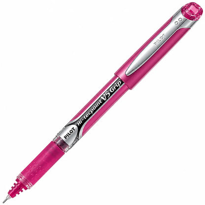 Pilot V5 Grip Hi-TecPoint Pembe