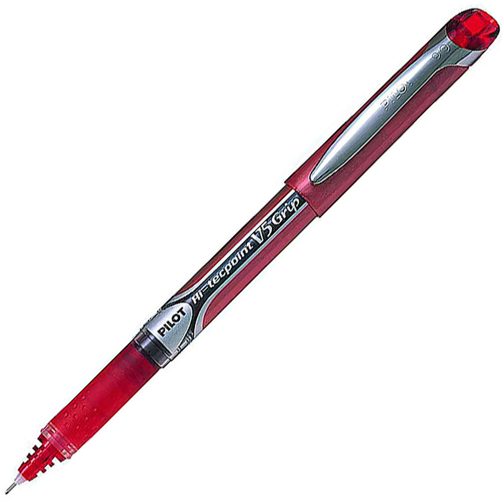 Pilot V5 Grip Hi-TecPoint Kırmızı