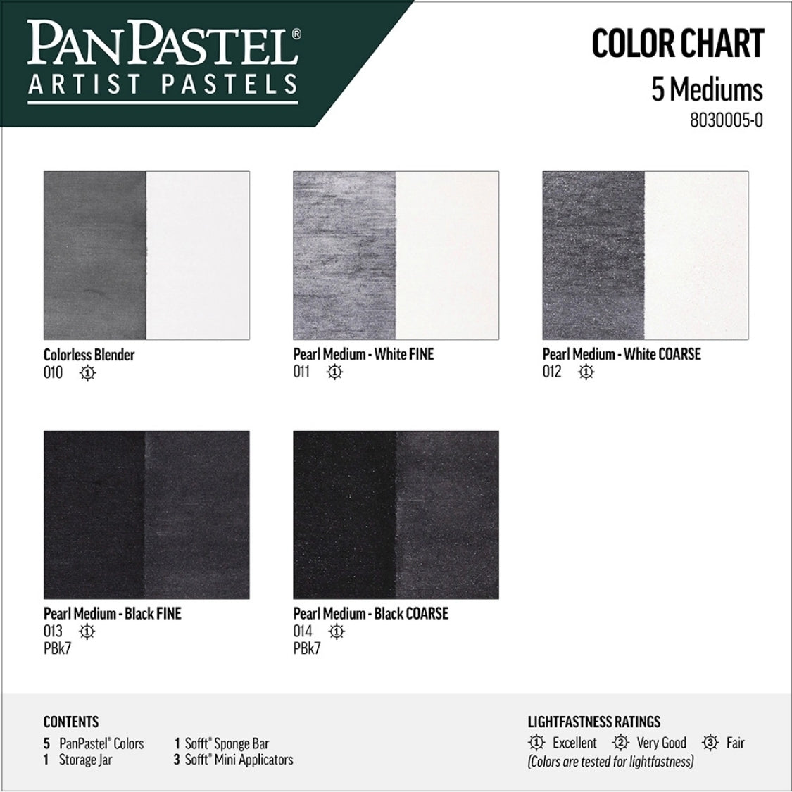 PanPastel Ultra Soft Artist Pastel Medium Set 5'li