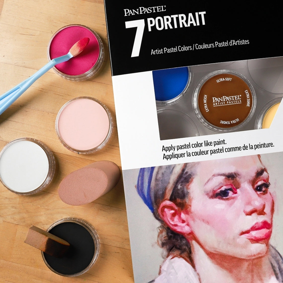 PanPastel Ultra Soft Artist Pastel Portrait Set 7'li