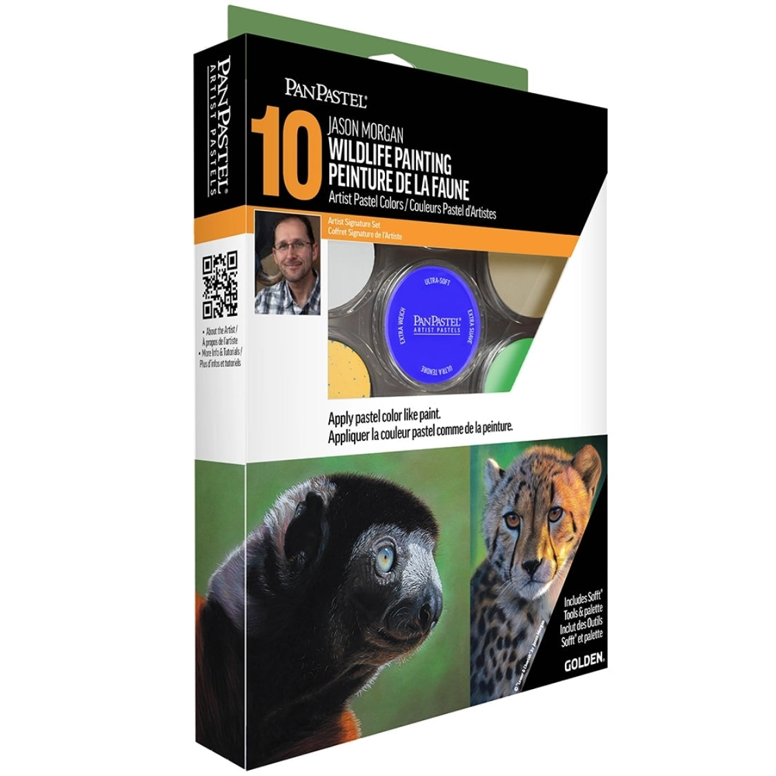 PanPastel Ultra Soft Artist Pastel Wildlife Paint Set 10'lu