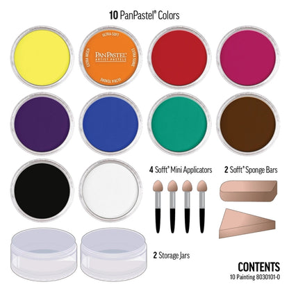 PanPastel Ultra Soft Artist Pastel Painting Set 10'lu