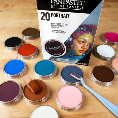 PanPastel Ultra Soft Artist Pastel Portrait Set 20'li