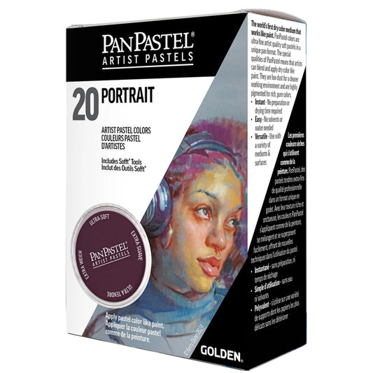 PanPastel Ultra Soft Artist Pastel Portrait Set 20'li
