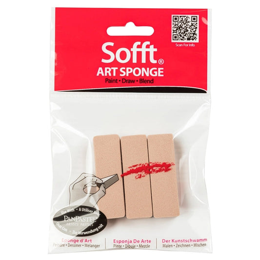 PanPastel Sofft 3 Sponge Bar Flat Set 3'lü