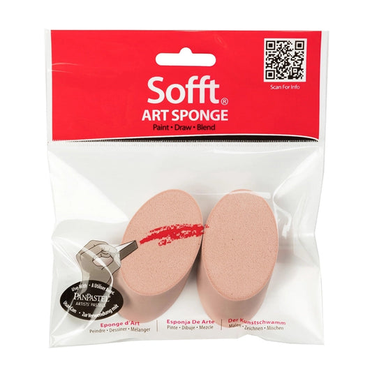PanPastel Sofft 2 Sponge Bar Angle Slice Round Set 2'li