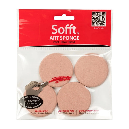 PanPastel Sofft 4 Sponge Bar Round Set 4'lü