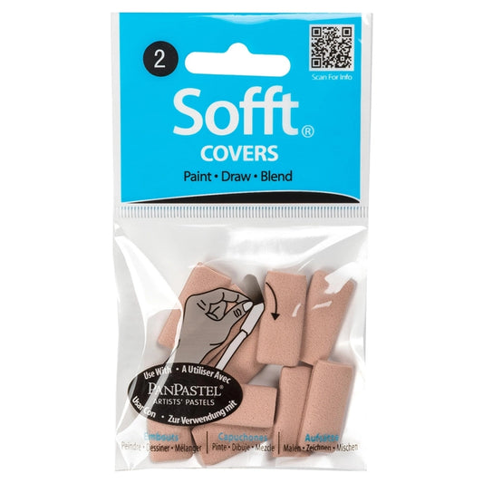 PanPastel Sofft Tool Covers Flat 2 - 10'lu