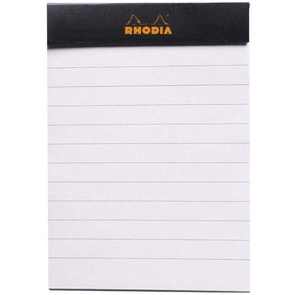 Rhodia Basics No.14 Çizgili Bloknot 80gr (110x170mm) 80 Yaprak Siyah Kapak