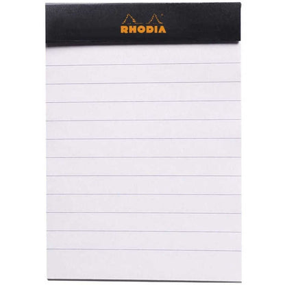 Rhodia Basics No.14 Çizgili Bloknot 80gr (110x170mm) 80 Yaprak Siyah Kapak