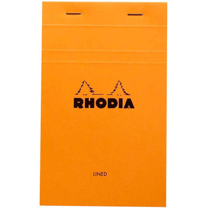 Rhodia Basics No.14 Çizgili Bloknot 80gr (110x170mm) 80 Yaprak Turuncu Kapak