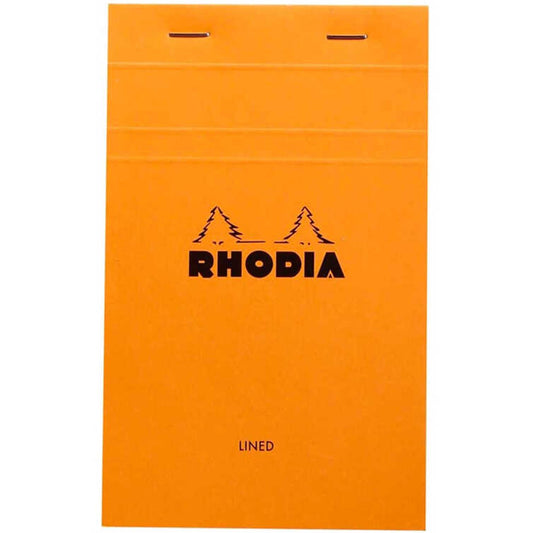 Rhodia Basics No.14 Çizgili Bloknot 80gr (110x170mm) 80 Yaprak Turuncu Kapak
