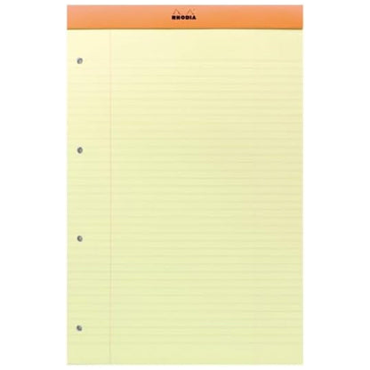 Rhodia Basics No.20 Çizgili Bloknot 80gr A4+(210x318mm) 80 Yaprak Turuncu Kapak