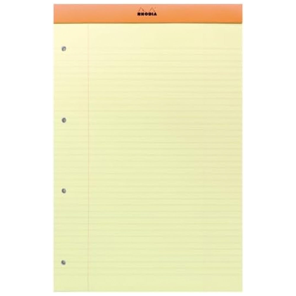 Rhodia Basics No.20 Çizgili Bloknot 80gr A4+(210x318mm) 80 Yaprak Turuncu Kapak