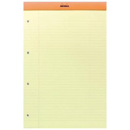 Rhodia Basics No.20 Çizgili Bloknot 80gr A4+(210x318mm) 80 Yaprak Turuncu Kapak