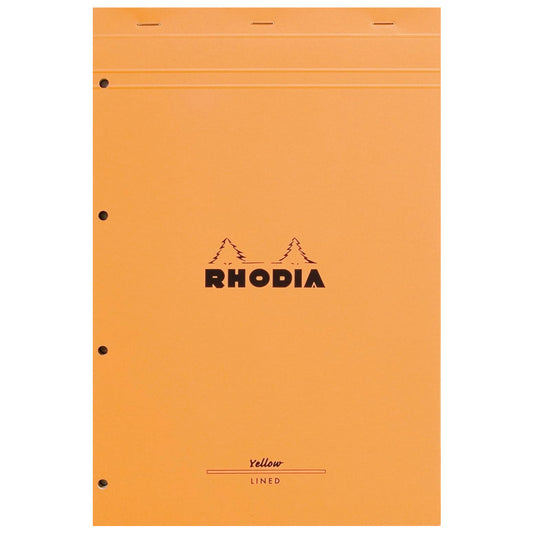 Rhodia Basics No.20 Çizgili Bloknot 80gr A4+(210x318mm) 80 Yaprak Turuncu Kapak