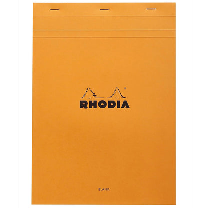 Rhodia Basics No.18 Çizgisiz Bloknot 80gr A4(210x297mm) 80 Yaprak Turuncu Kapak