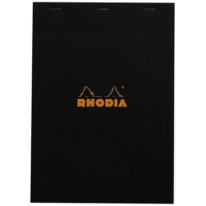 Rhodia Basics No.18 Kareli Bloknot 80gr A4(210x297mm) 80 Yaprak Siyah Kapak