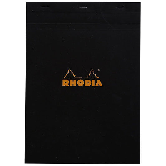 Rhodia Basics No.18 Kareli Bloknot 80gr A4(210x297mm) 80 Yaprak Siyah Kapak
