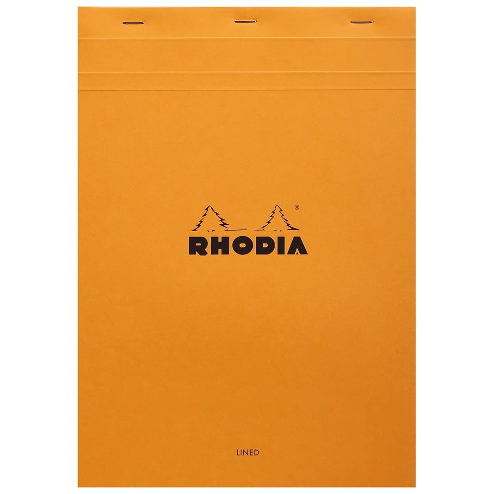 Rhodia Basics No.18 Çizgili Bloknot 80gr A4(210x297mm) 80 Yaprak Turuncu Kapak