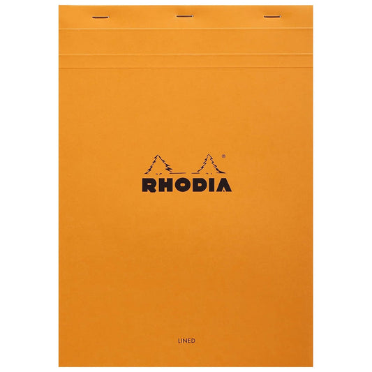 Rhodia Basics No.18 Çizgili Bloknot 80gr A4(210x297mm) 80 Yaprak Turuncu Kapak