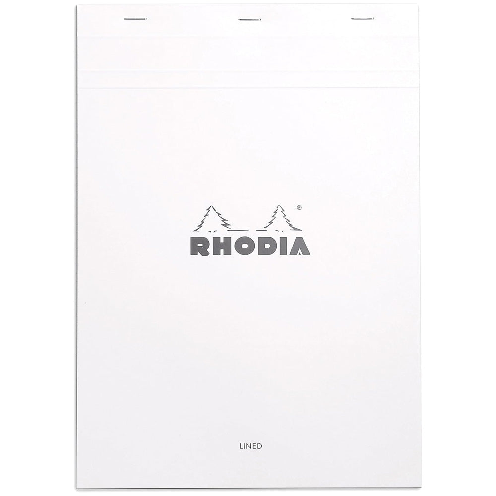 Rhodia Basics No.18 Çizgili Bloknot 80gr A4(210x297mm) 80 Yaprak Beyaz Kapak
