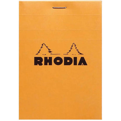 Rhodia Basics No.11 Kareli Bloknot 80gr A7(74x105mm) 80 YaprakTuruncu Kapak