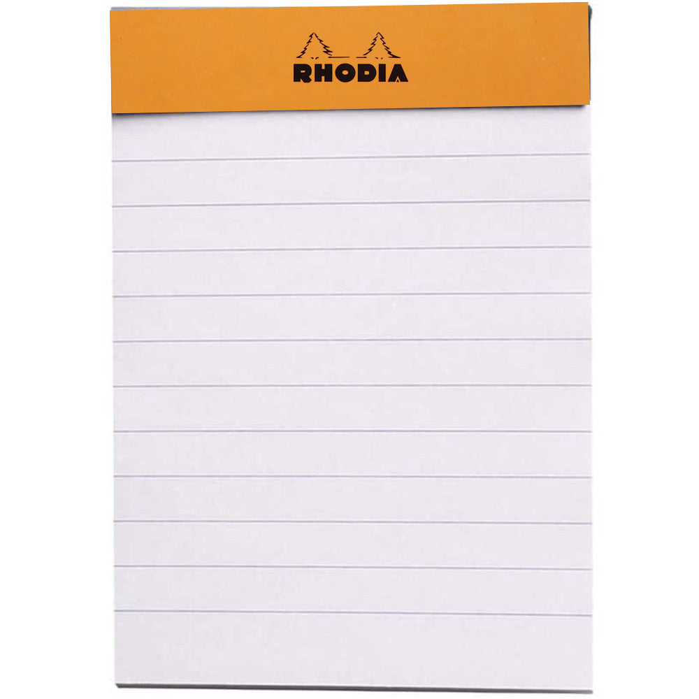 Rhodia Basics No.11 Çizgili Bloknot 80gr A7(74x105mm) 80 Yaprak Turuncu Kapak