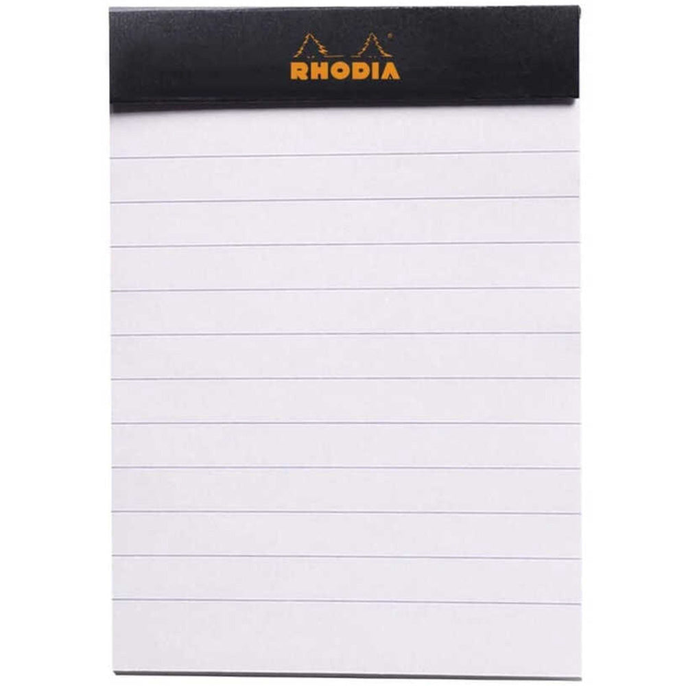 Rhodia Basics No.11 Çizgili Bloknot 80gr A7(74x105mm) 80 Yaprak Siyah Kapak