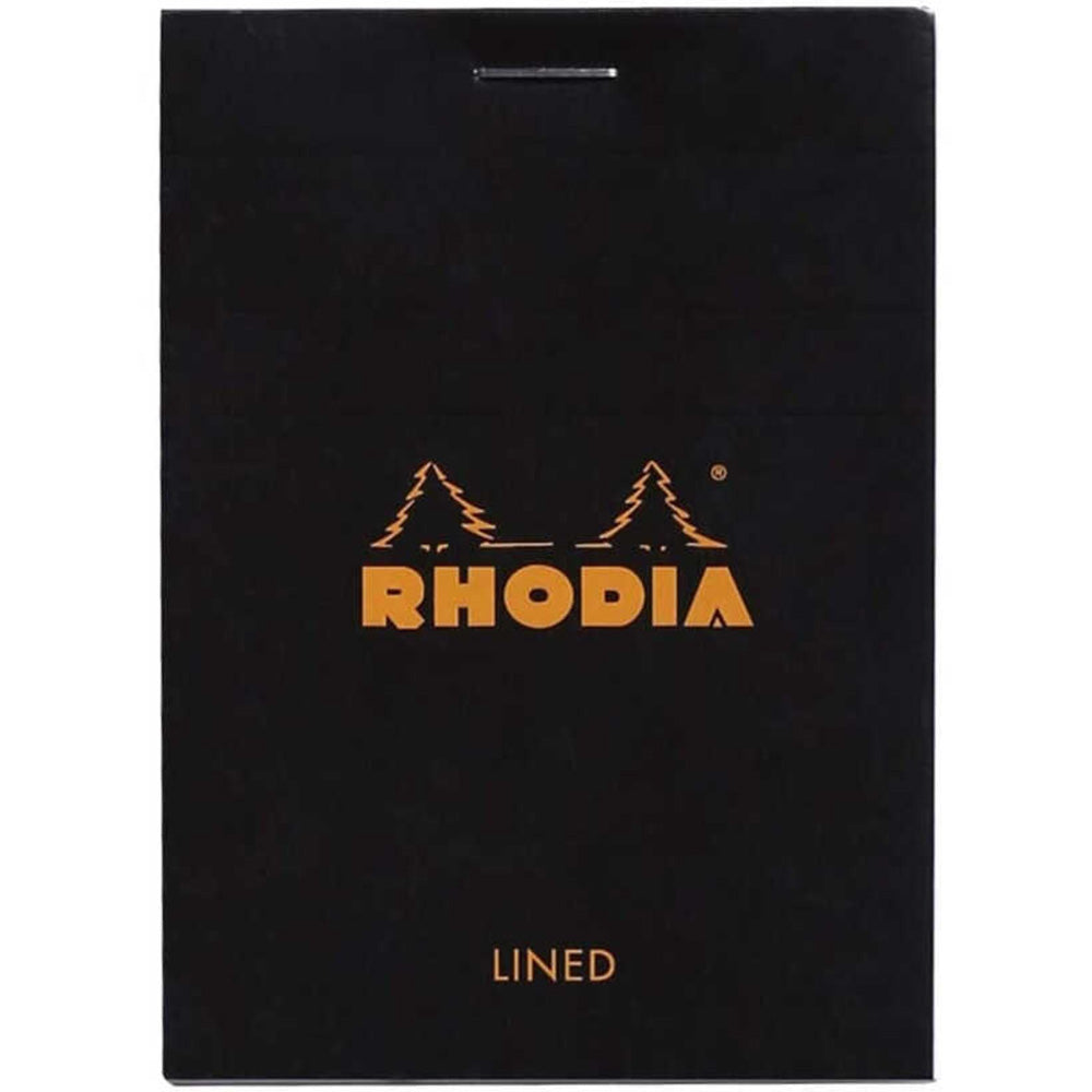 Rhodia Basics No.11 Çizgili Bloknot 80gr A7(74x105mm) 80 Yaprak Siyah Kapak