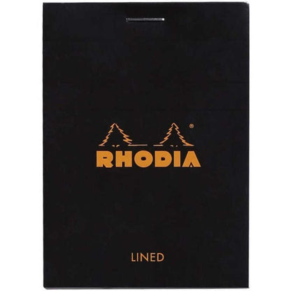 Rhodia Basics No.11 Çizgili Bloknot 80gr A7(74x105mm) 80 Yaprak Siyah Kapak